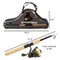 Leisure Sports Fishing Pole, Telescopic 5.5-Foot Carbon Fiber and Cork Rod/ Ambidextrous Reel Combo, Carrying Case 287819ARF - alternate 3